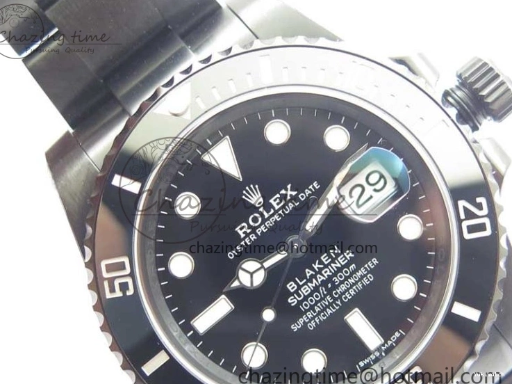 Steel V6F VS3135 1:1 V2 904L DLC Edition Submariner Black 116610 Blacken Best 0519